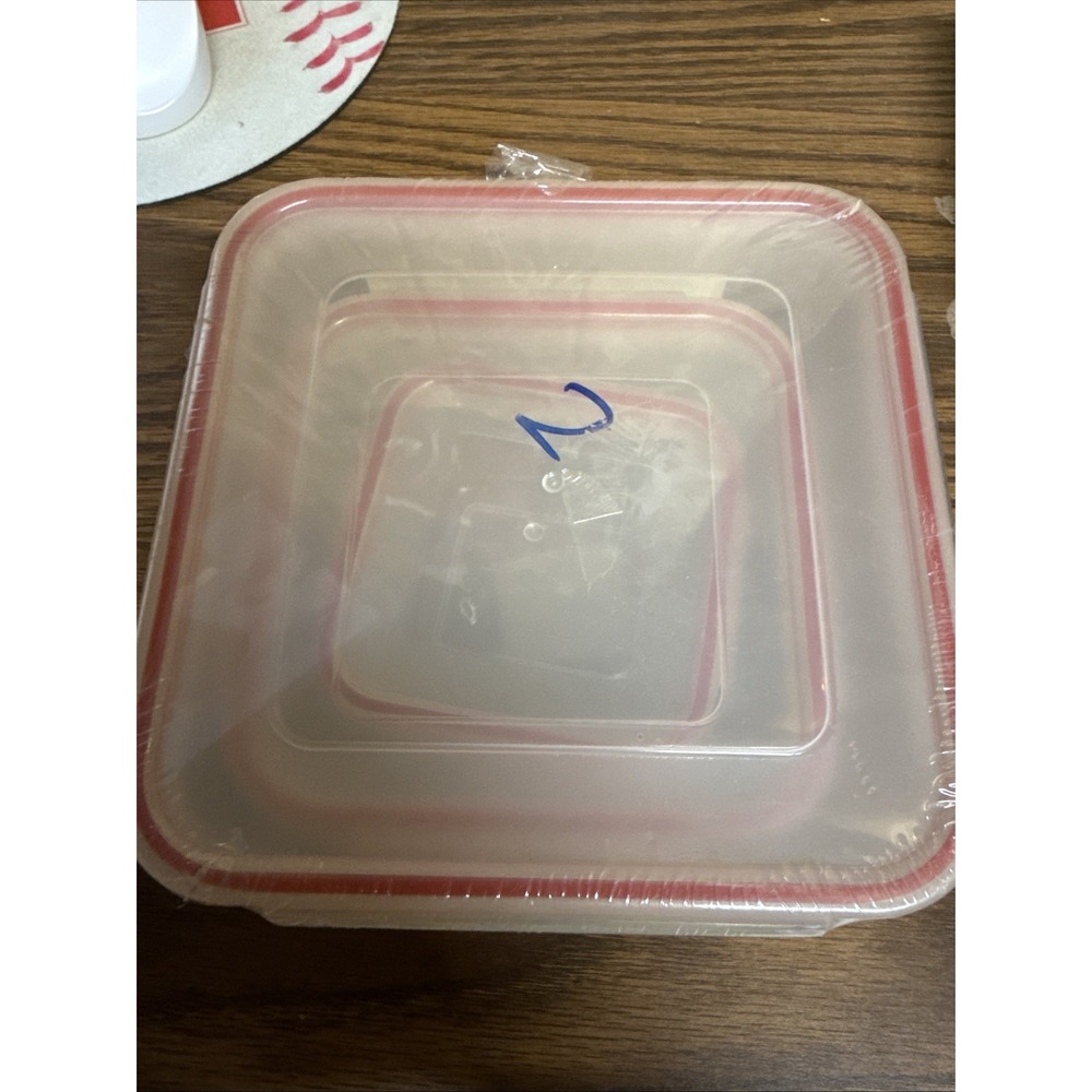 VMI Storage Container 6-Piece Set BPA Free Microwave Freezer Safe Quick Click - Picture 3 of 4